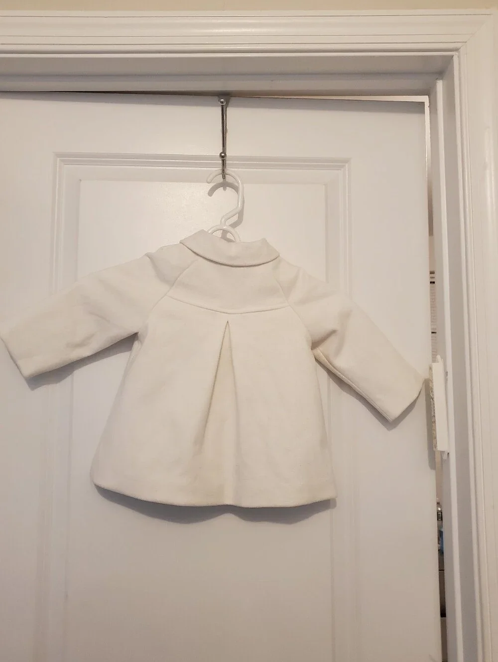 Mayoral Newborn White Dressy Fall Spring Coat sz 12m